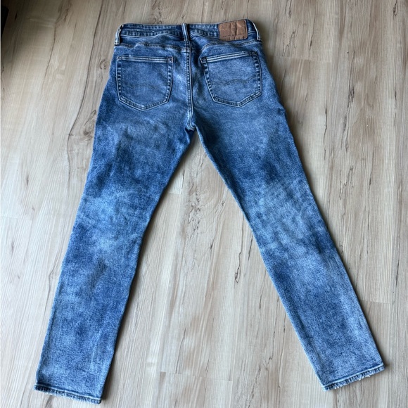 American Eagle Outfitters Blue Skinny Jeans size 30 womens - Picture 2 of 4